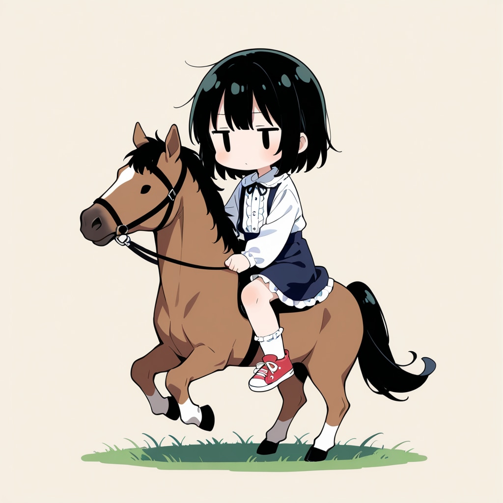 馬にのってみた | の人気AIイラスト・グラビア