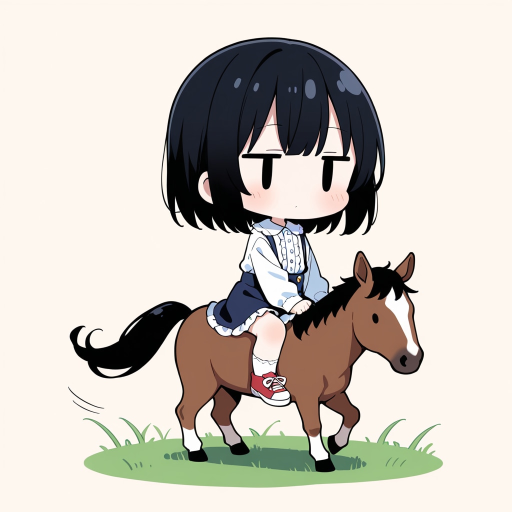 馬にのってみた