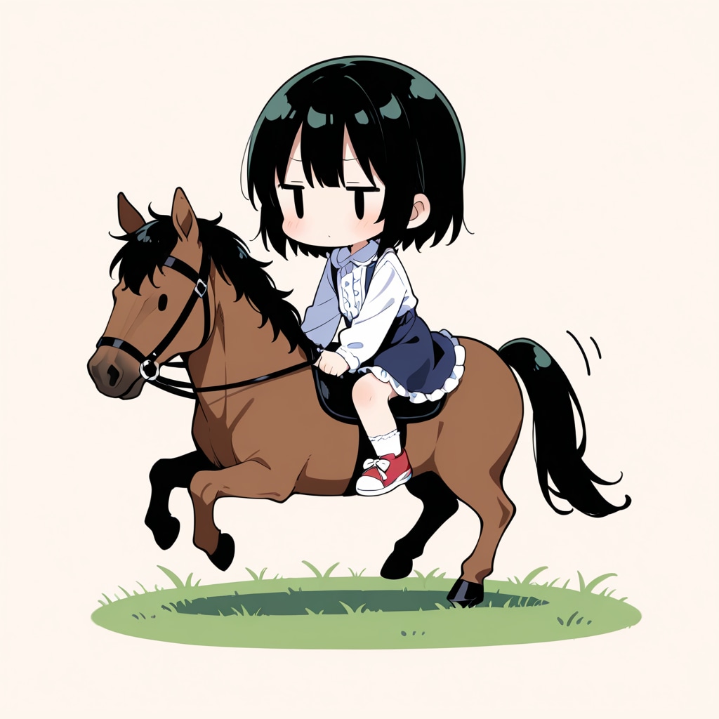 馬にのってみた