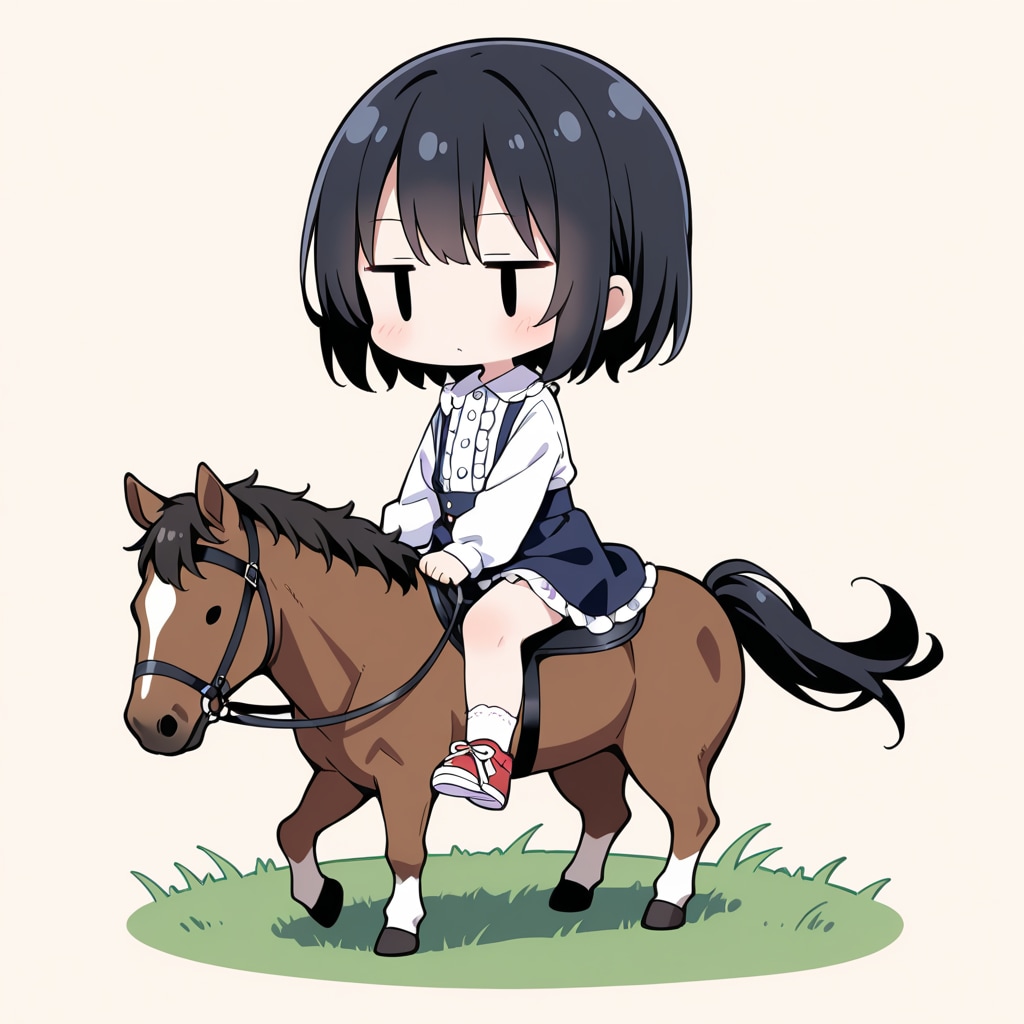 馬にのってみた