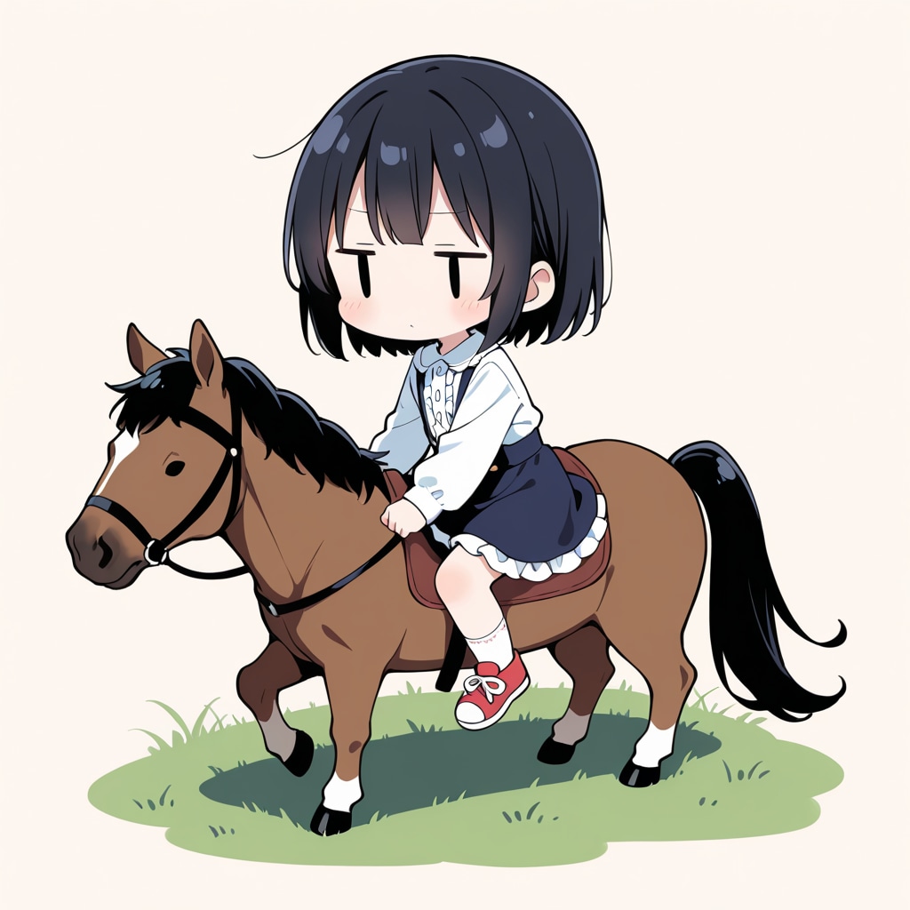 馬にのってみた