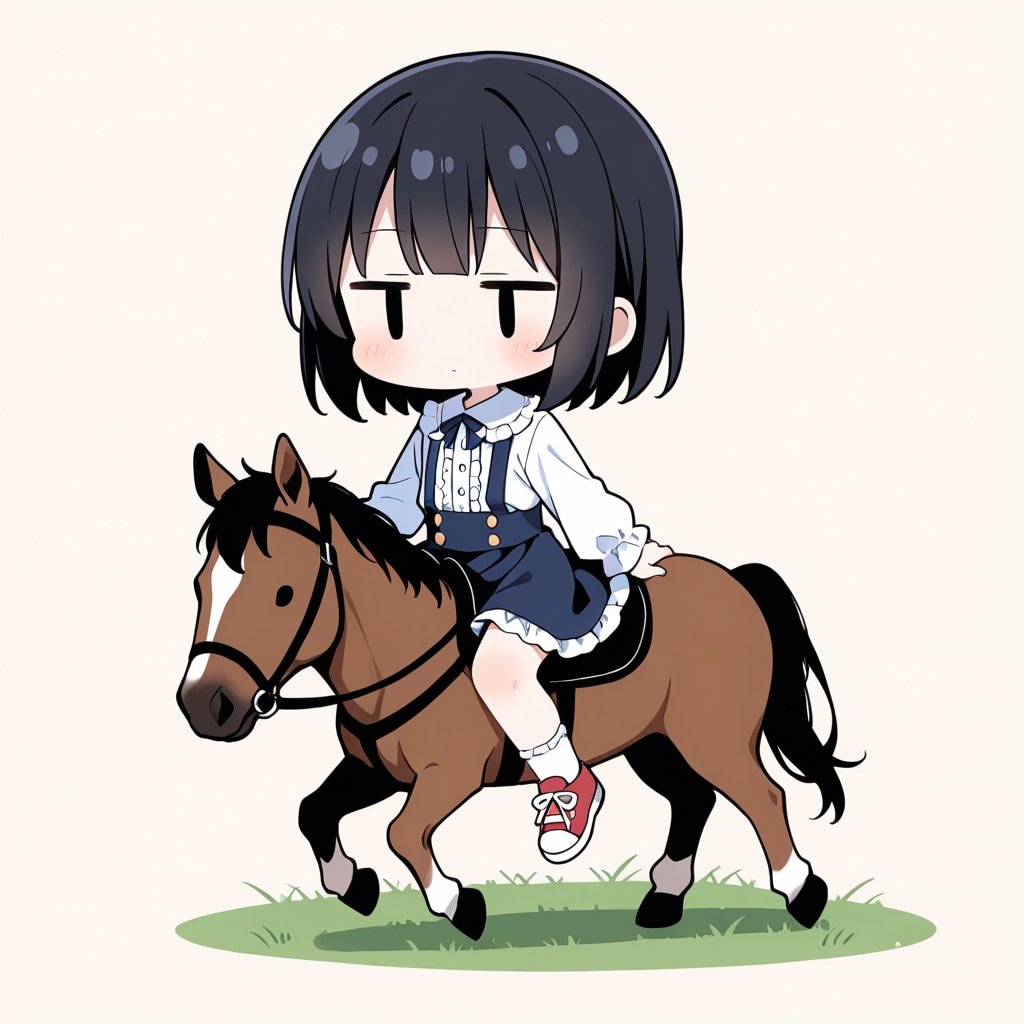 馬にのってみた