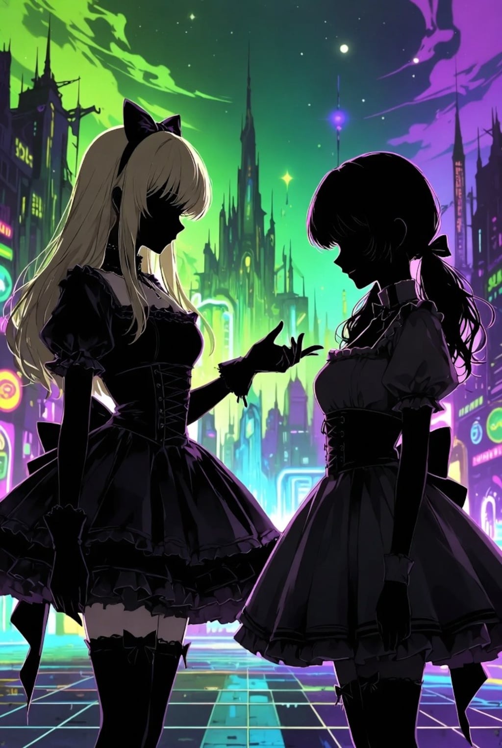 Gothic Lolita Alice ＆ Dorothy in Emerald City