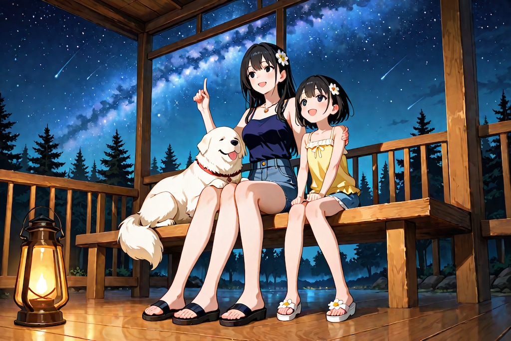 星空を見上げて
