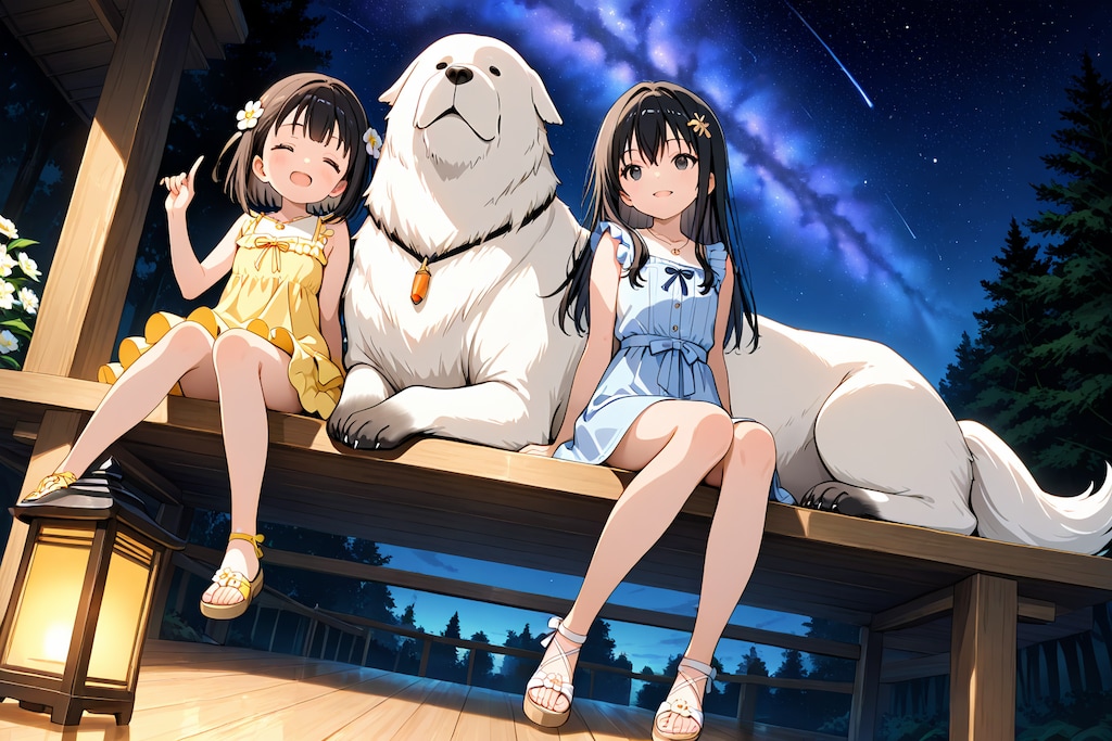 星空を見上げて