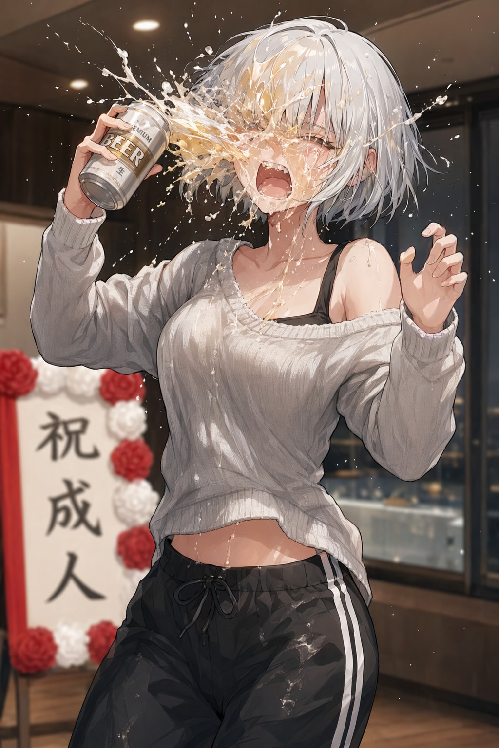彩翔、人生初飲酒