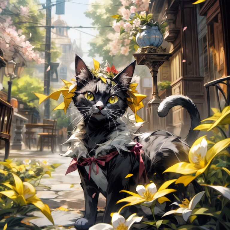 猫が少女
