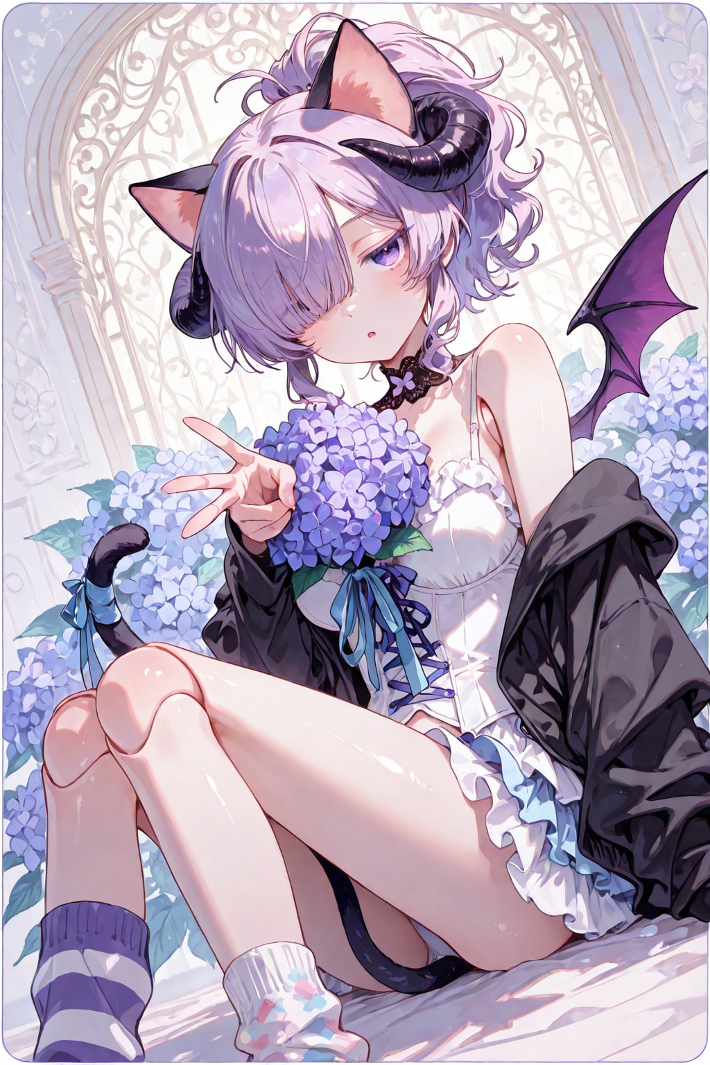 小悪魔風に