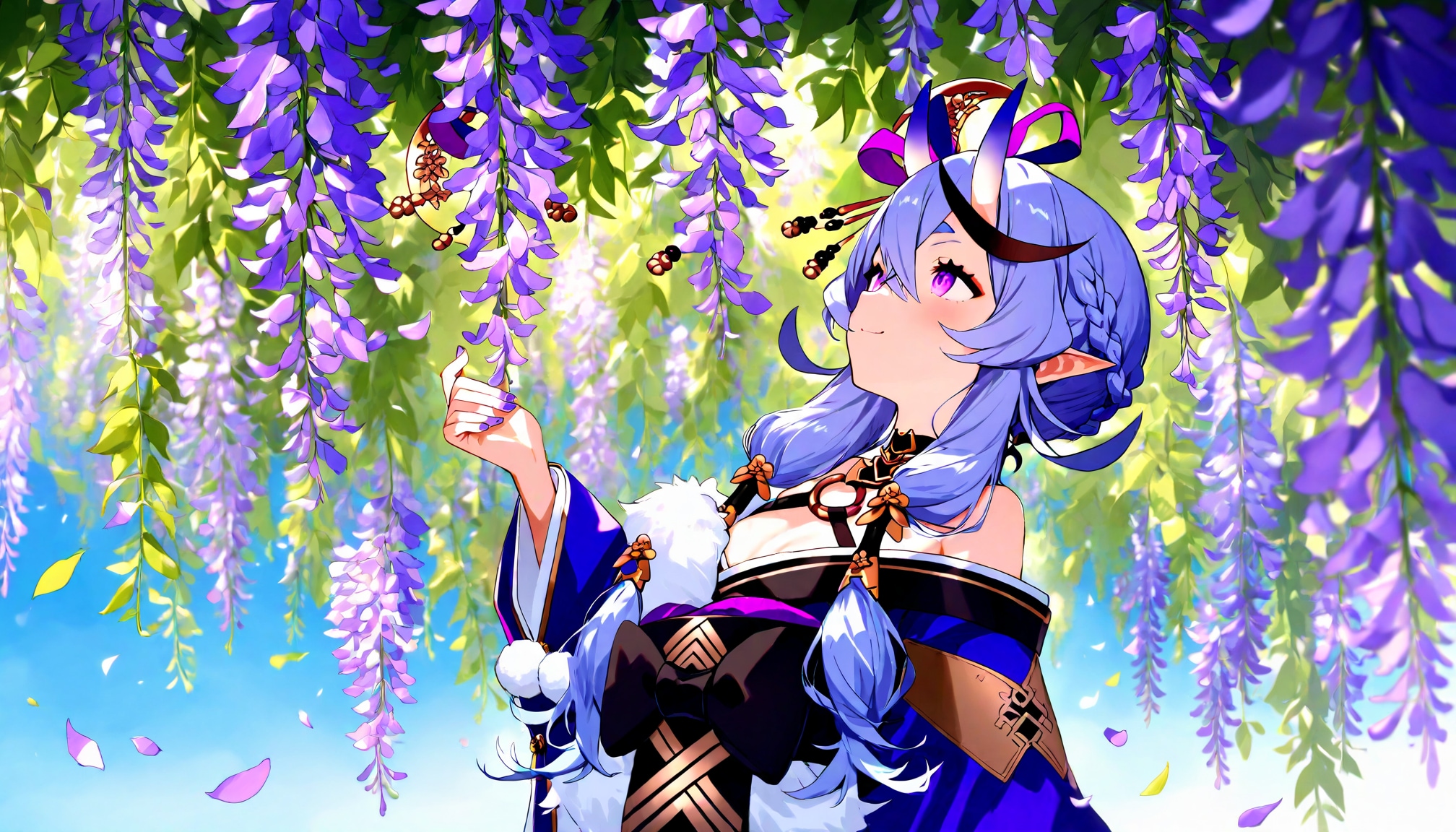 藤棚 - 竜胆尊 / にじさんじ | の人気AIイラスト・グラビア