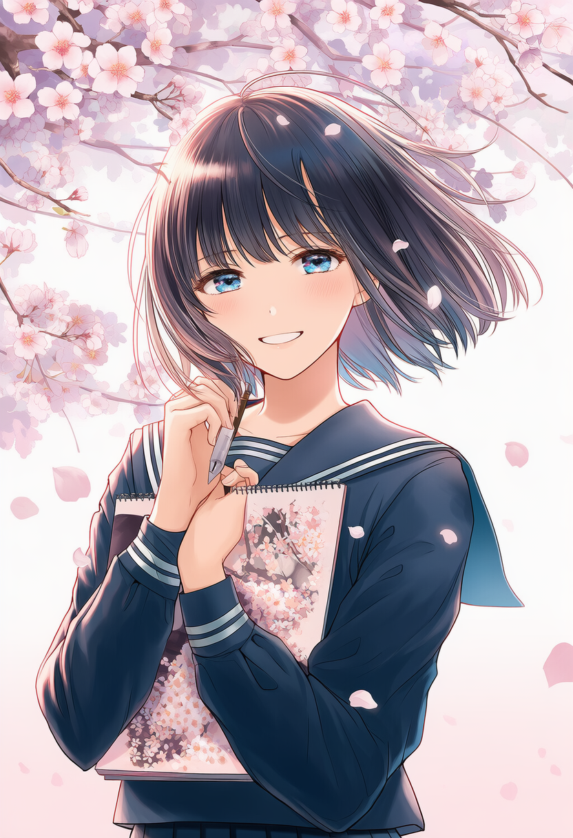 桜 | の人気AIイラスト・グラビア