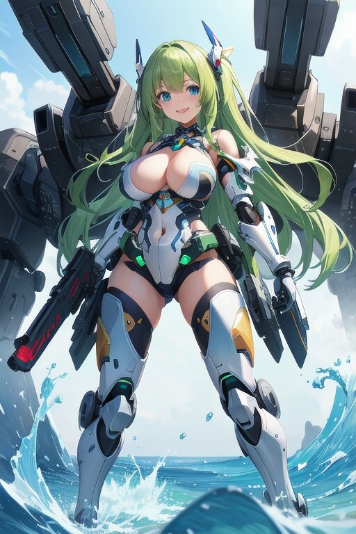 メカスーツのお姉さん