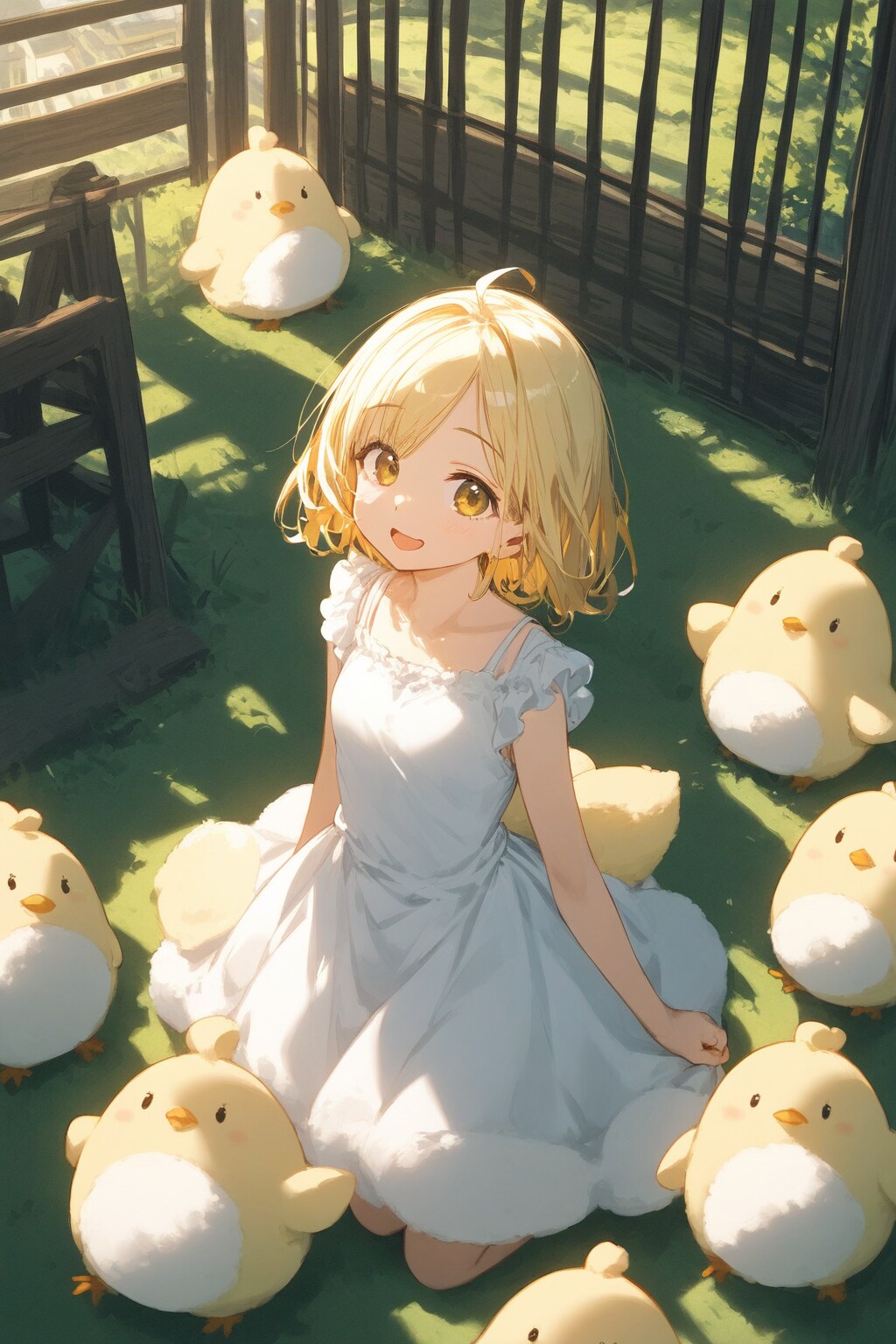 ひよこ農場のユイちゃん