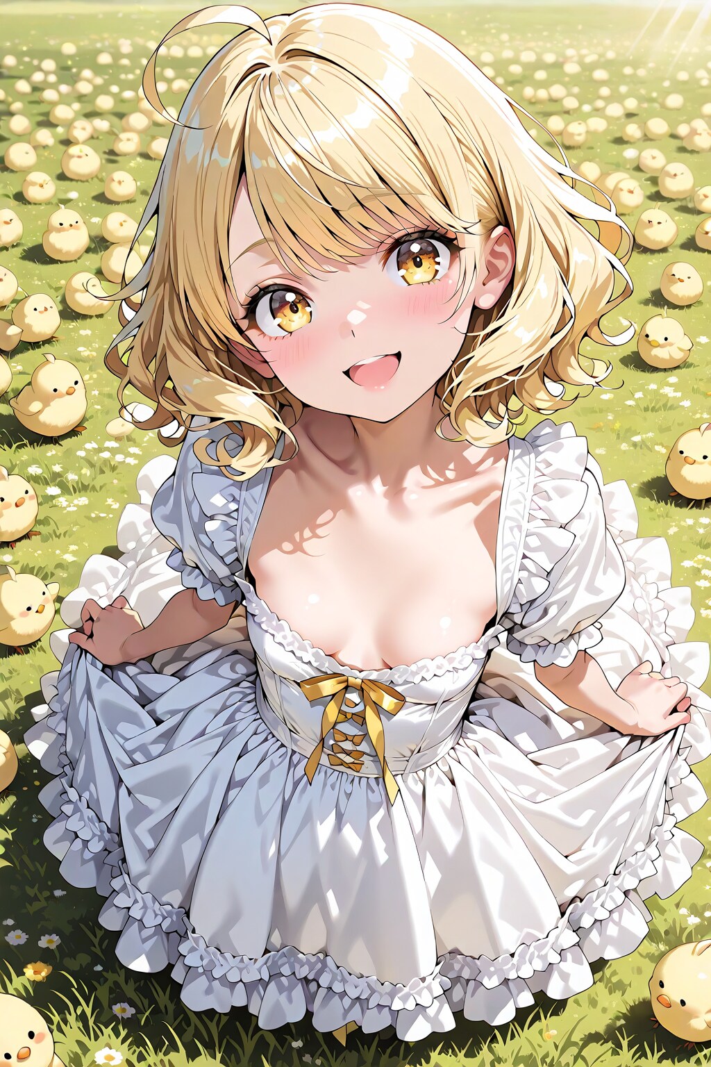 ひよこ農場のユイちゃん