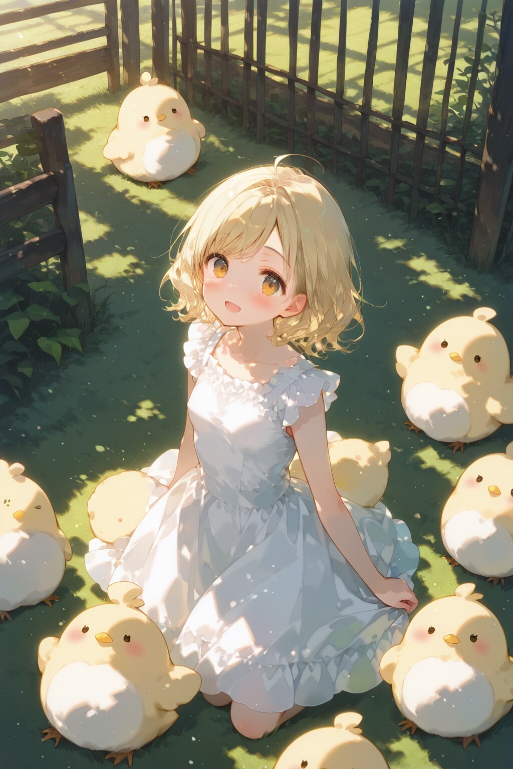 ひよこ農場のユイちゃん