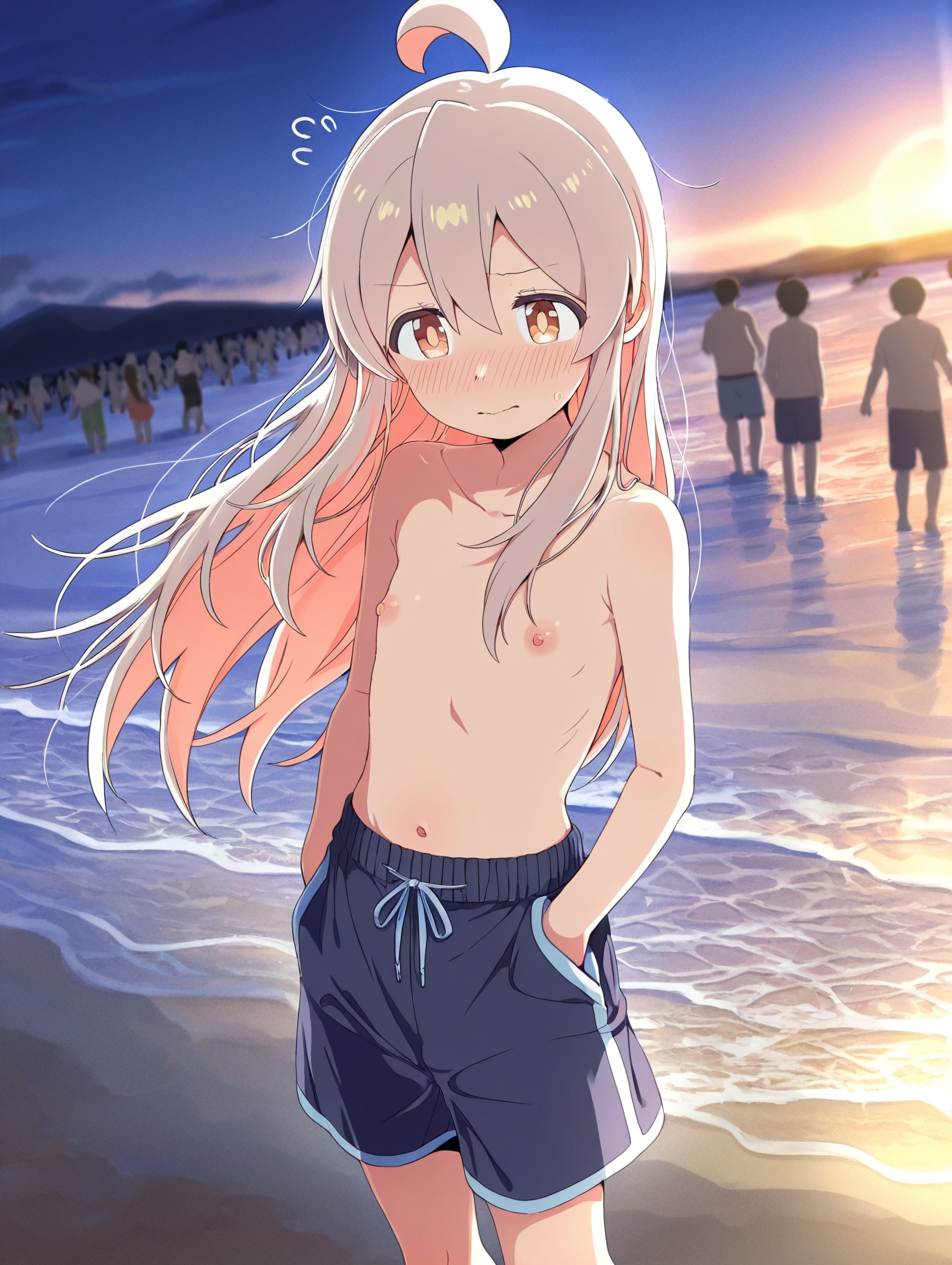 まひろちゃんの男水着チャレンジ