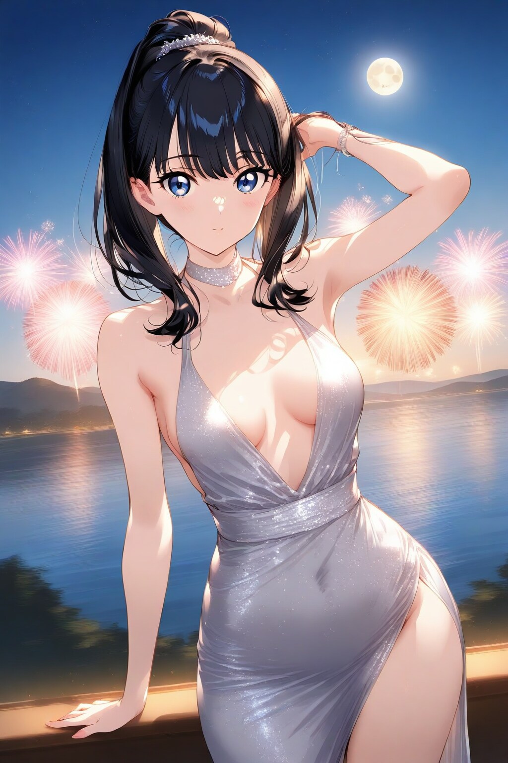 イブニングドレスの六花さん