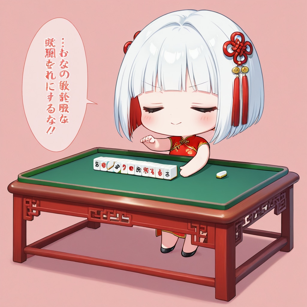 麻雀？と白髪ちゃん
