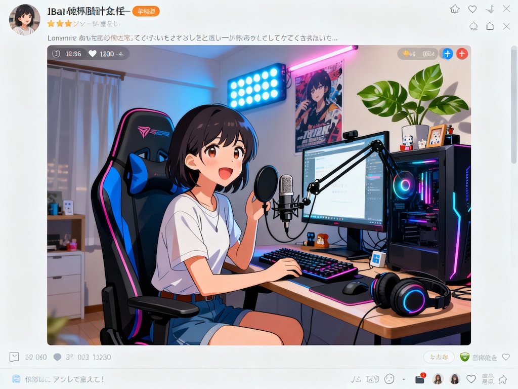 ライブ配信中。