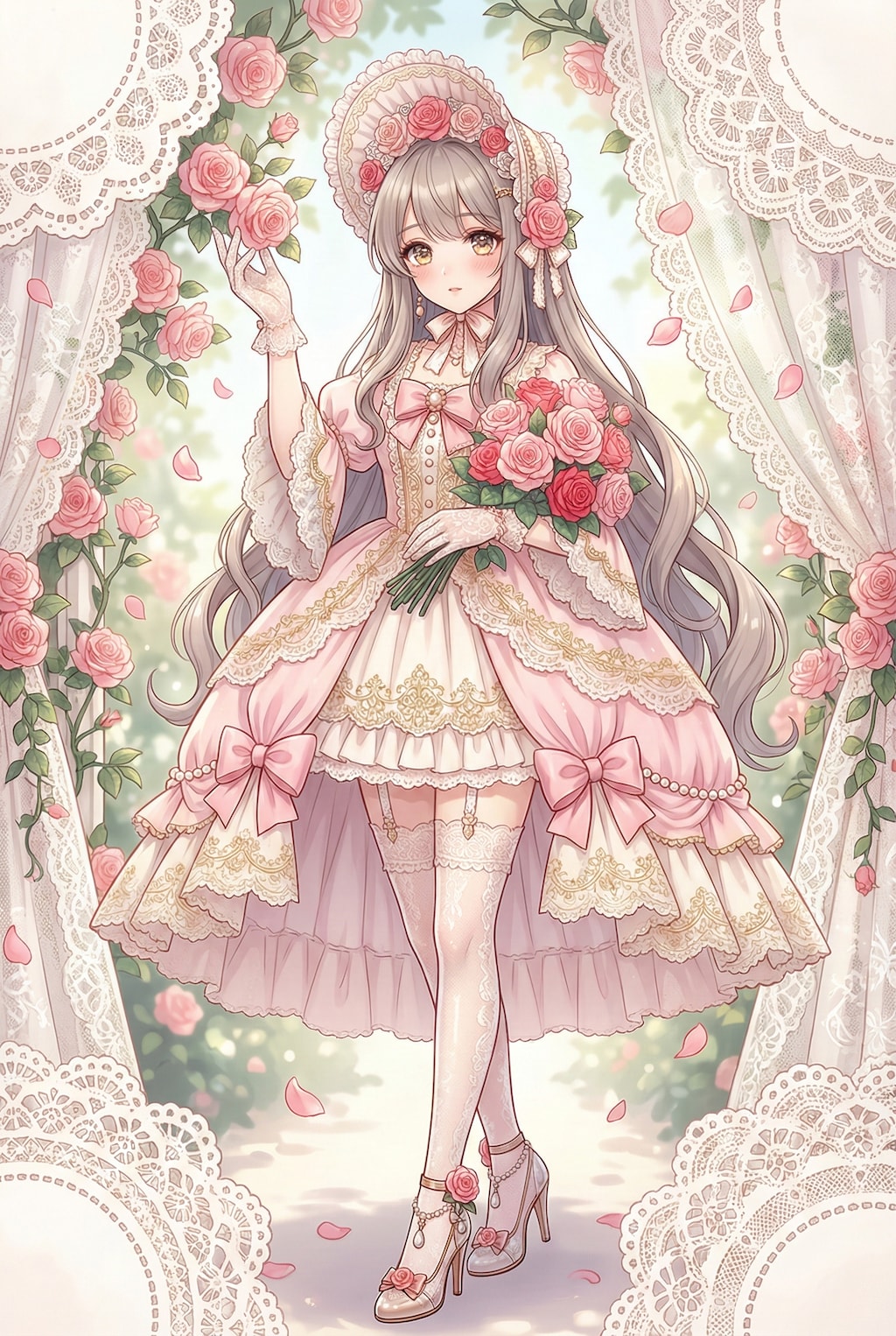 薔薇庭に囁く夢の姫君