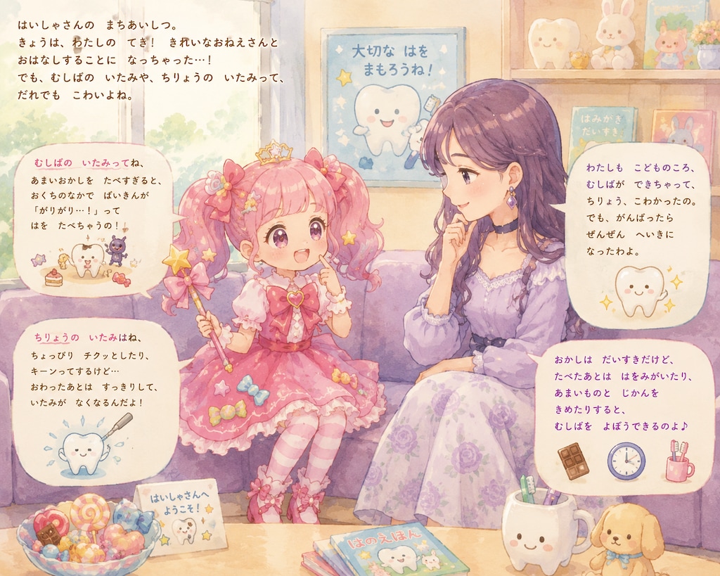 歯医者さんの待合室と魔法少女たち