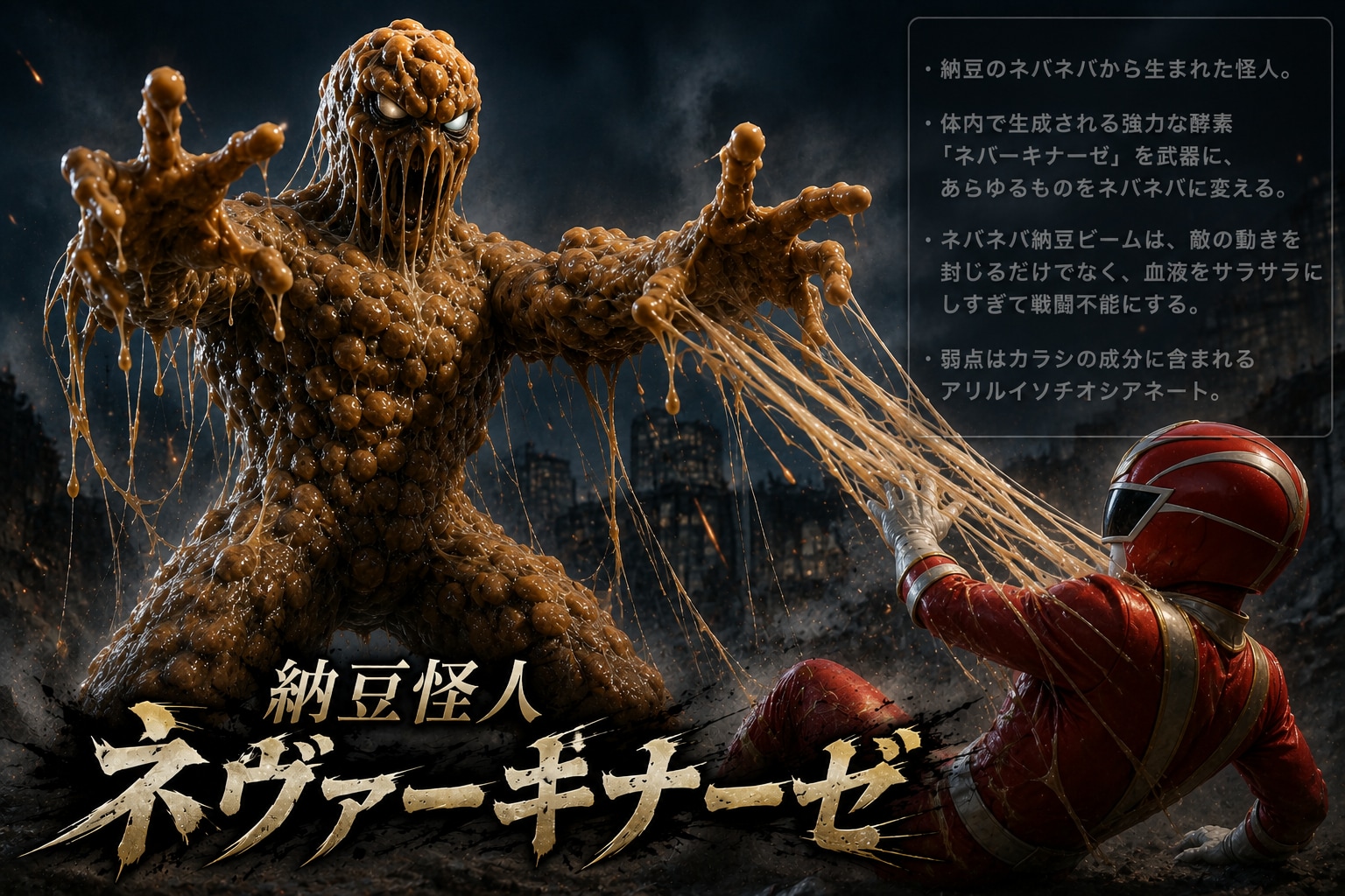 納豆怪人ネヴァーキナーゼ