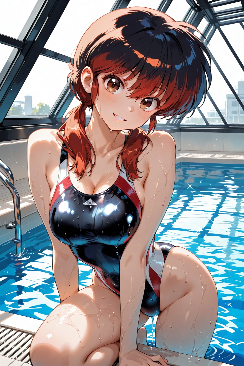 乱麗in例のプール