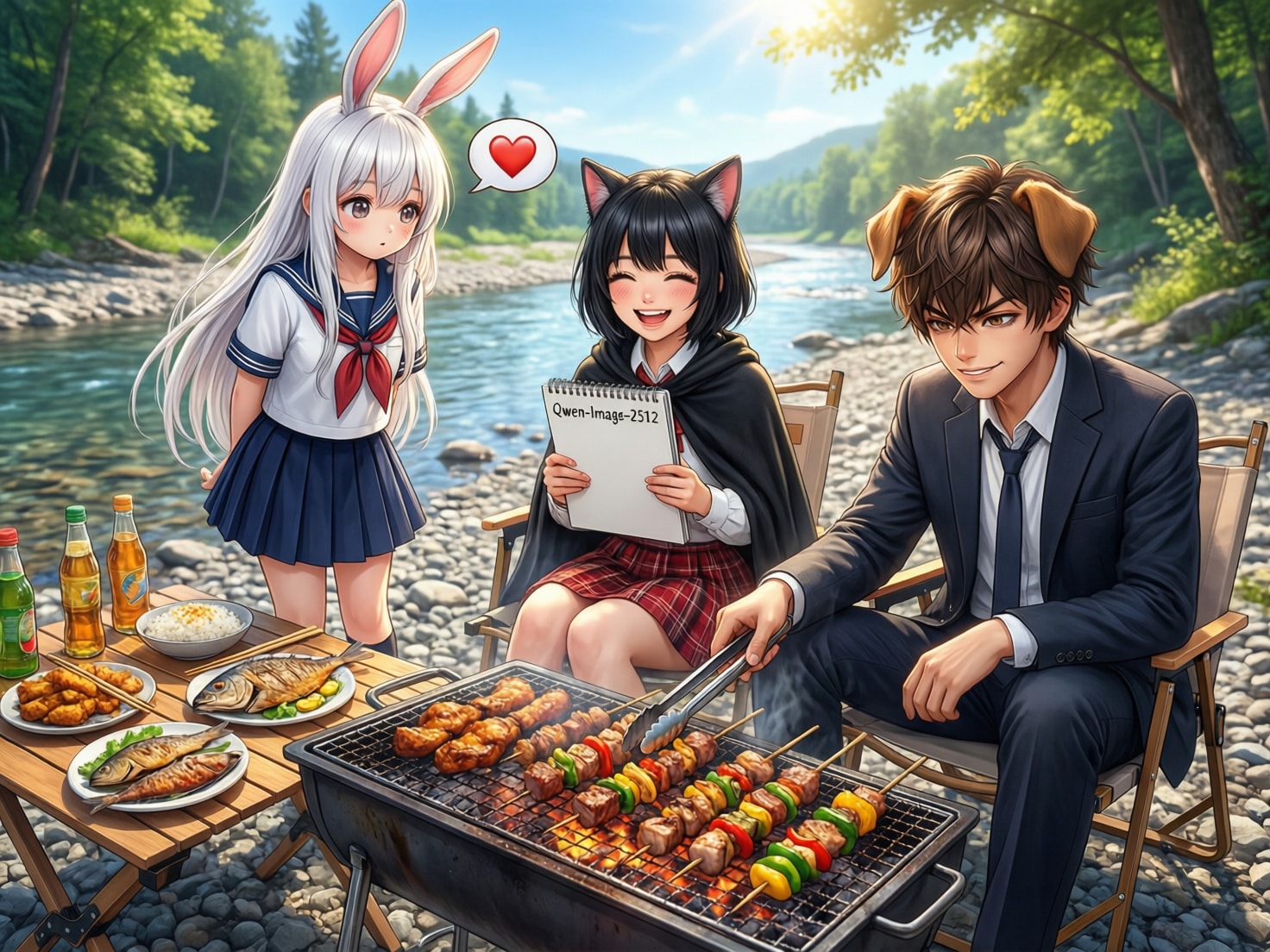 こんにちは、Qwen-Image-2512 | の人気AIイラスト・グラビア