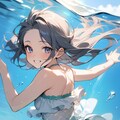 人魚少女 2枚目