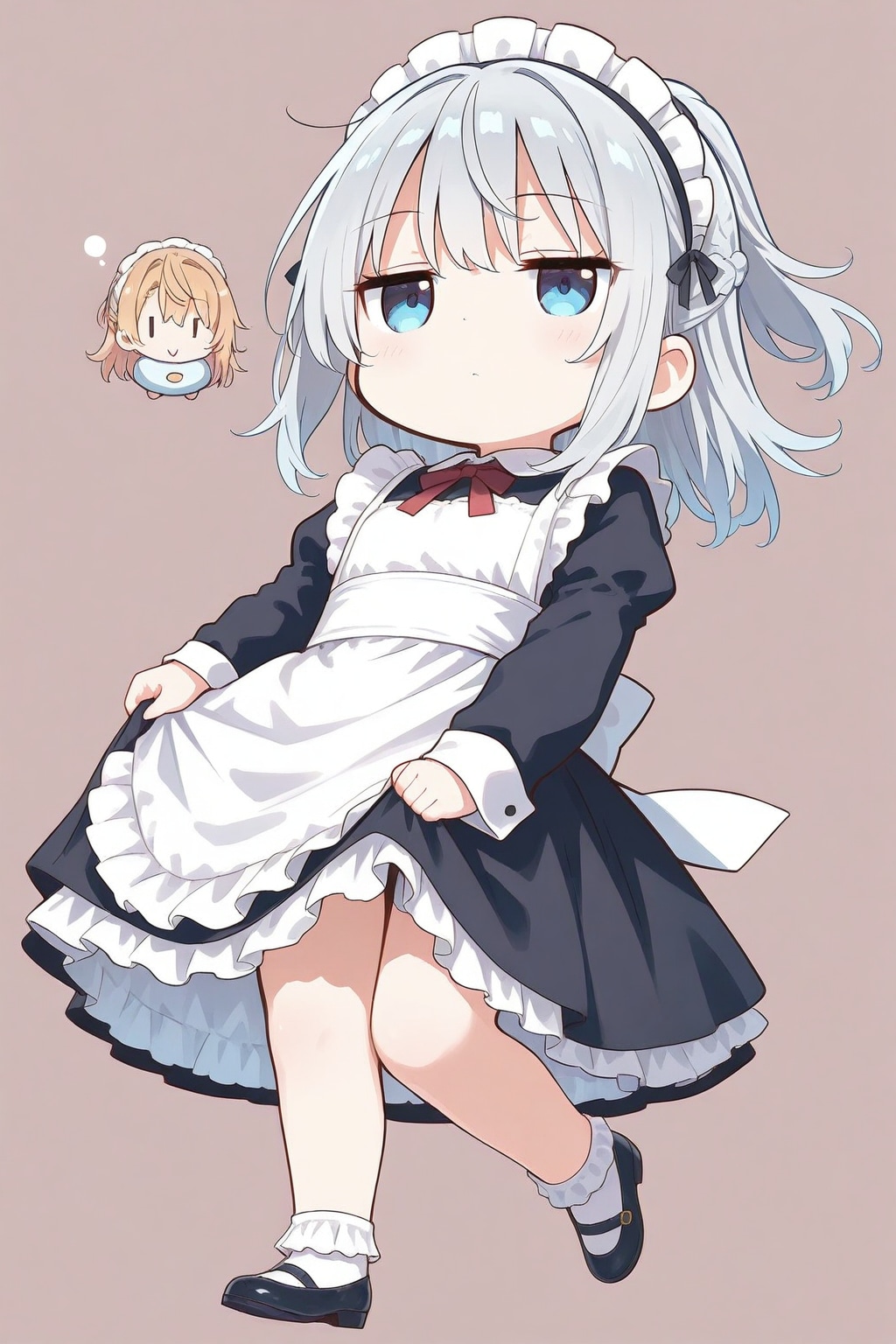 メイドさん・ちびメンドさん　#UNICORN