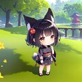 ちび黒狐ちゃん 2枚目
