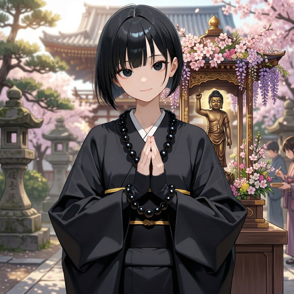 灌仏会と僧侶さん