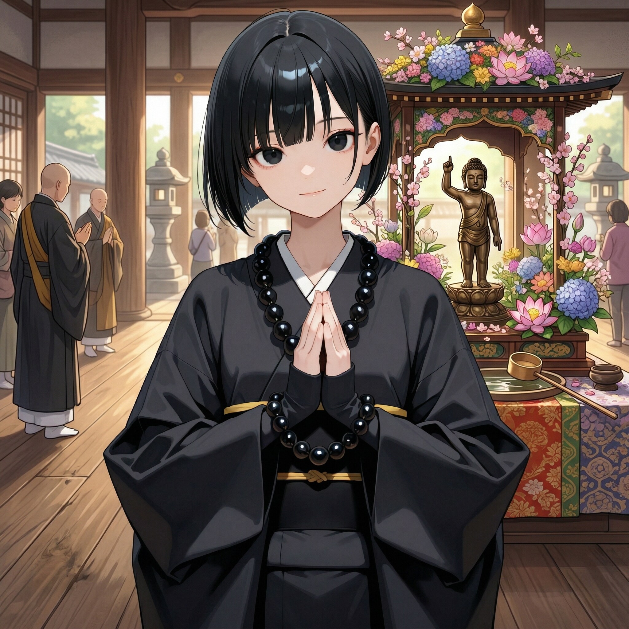 灌仏会と僧侶さん | の人気AIイラスト・グラビア