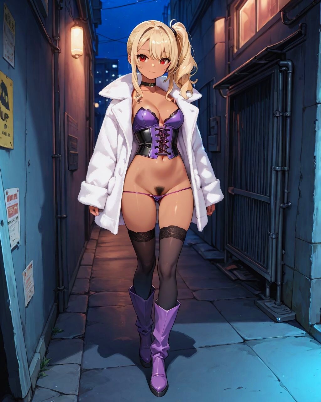 路地裏素股プレイのセリフ無し+未使用分2