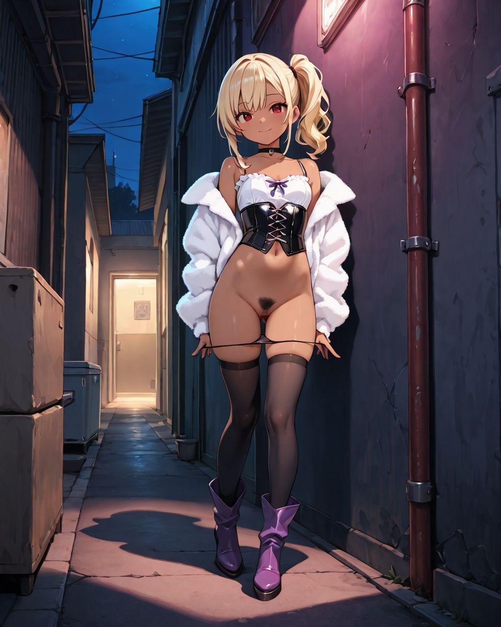 路地裏素股プレイのセリフ無し+未使用分2