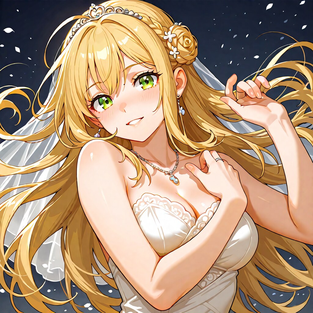花のように美しい花嫁