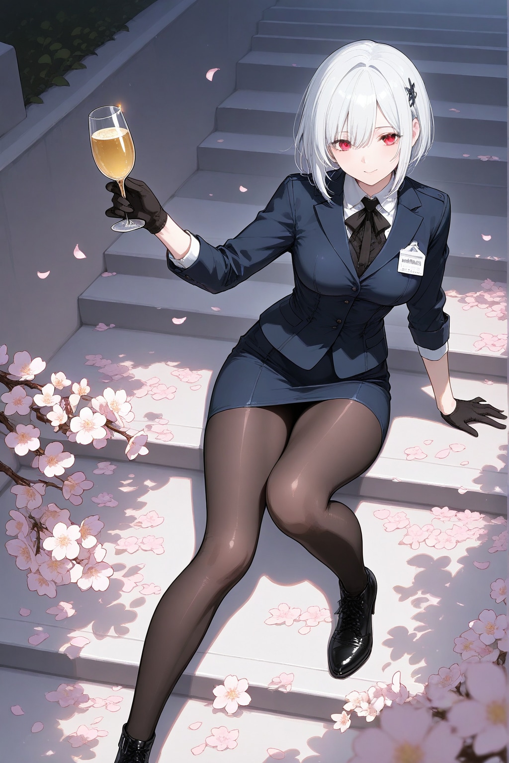 綺麗な桜に乾杯
