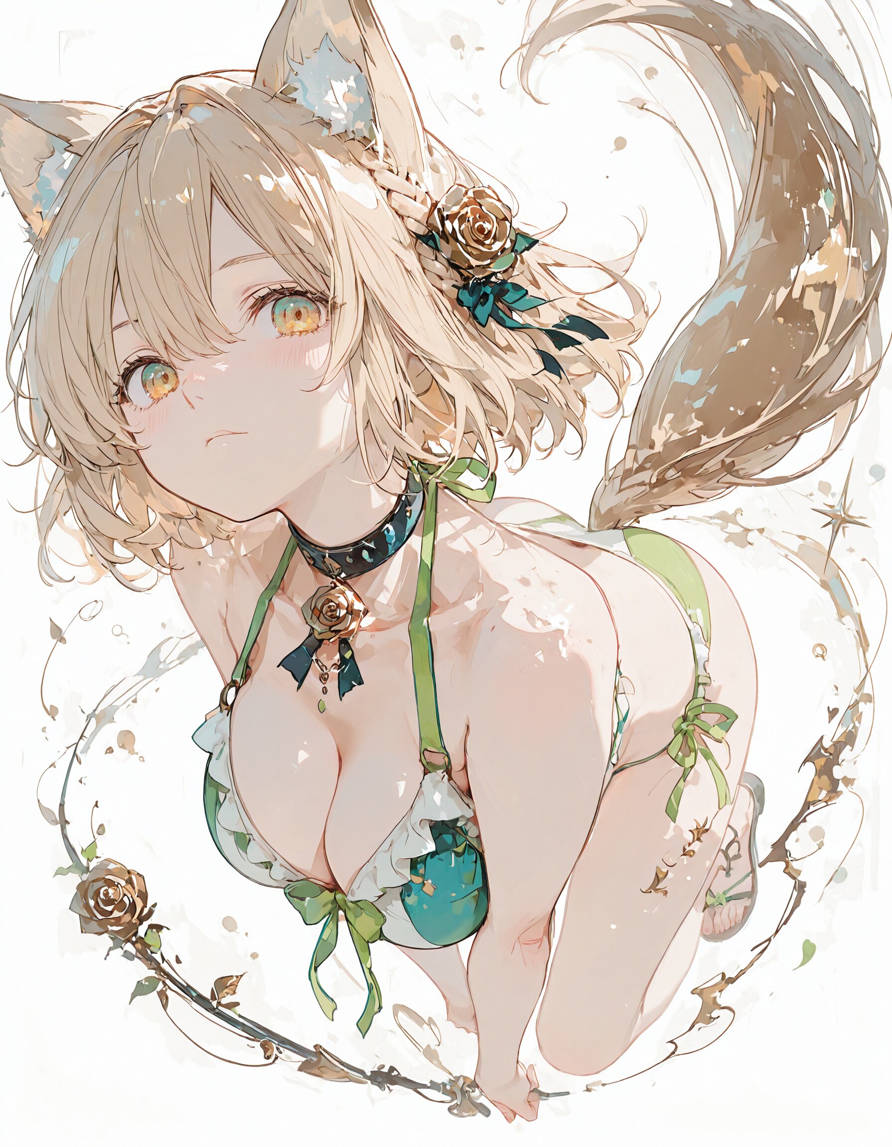 緑ビキニ