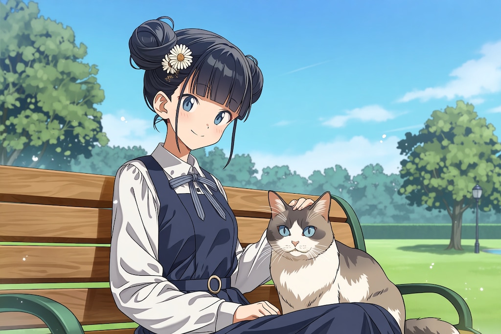 猫🐈とおだんごちゃん🍡✨119