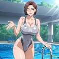西園寺真由子×競泳水着 6枚目
