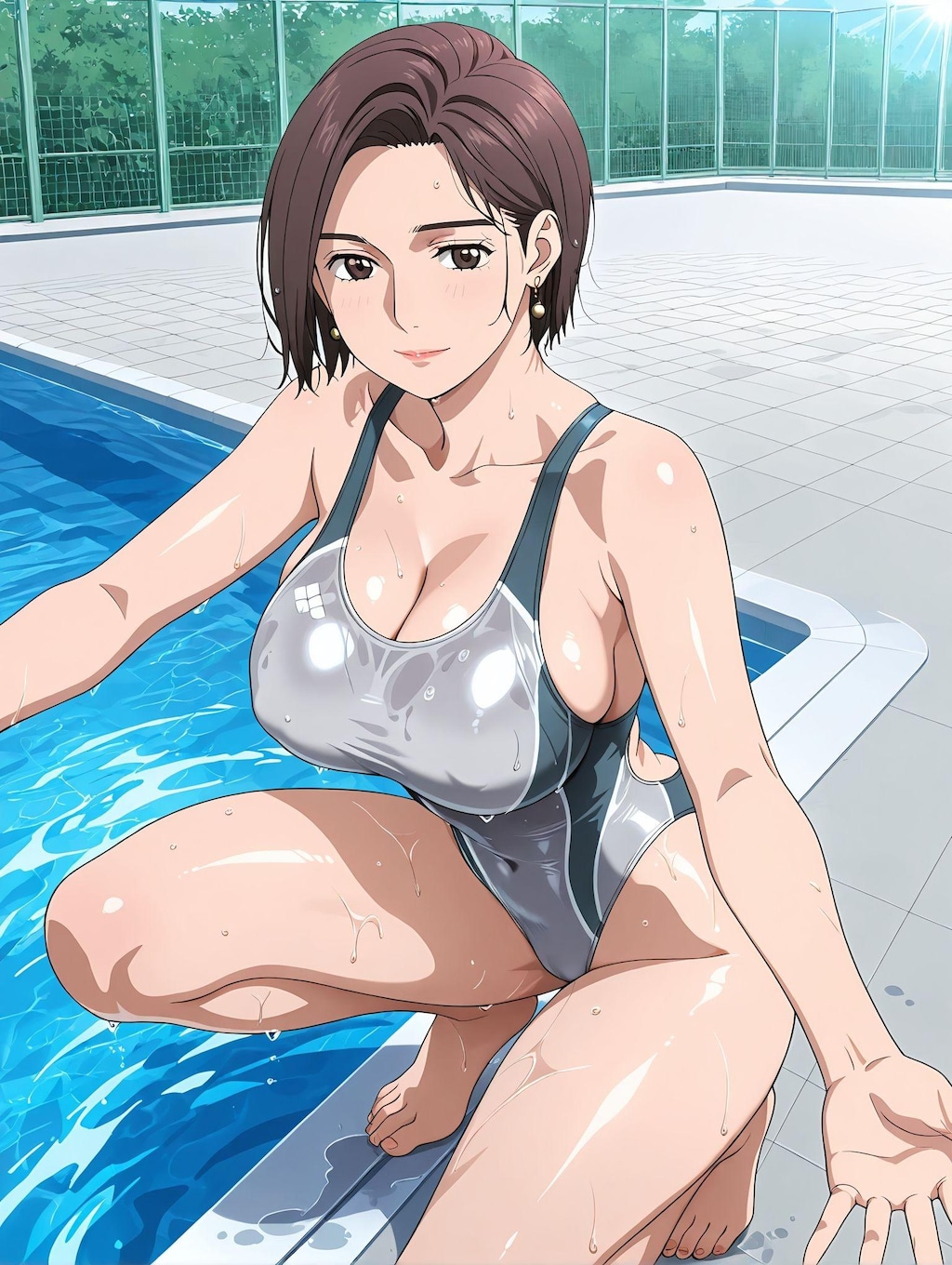 西園寺真由子×競泳水着