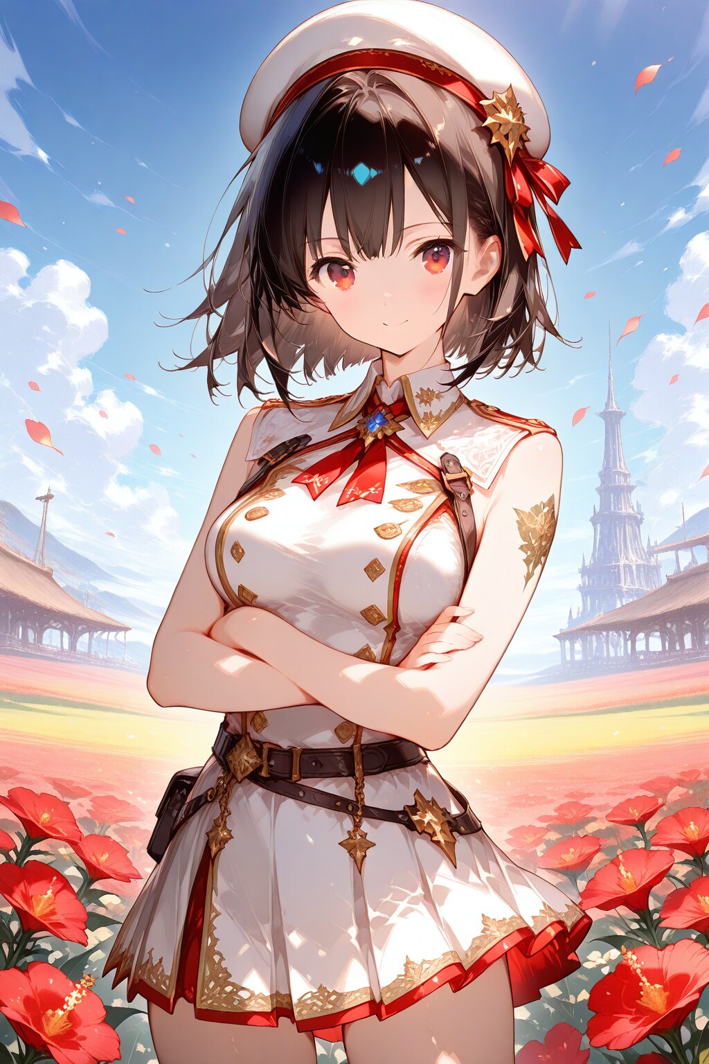 暑い陽射しの下で | の人気AIイラスト・グラビア