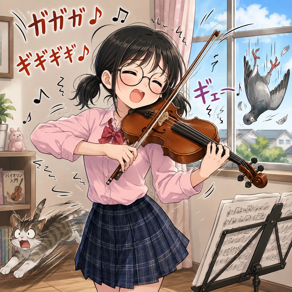 のびかちゃんのバイオリン