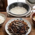 摩訶不思議食堂の佃煮膳おかわりし放題 3枚目