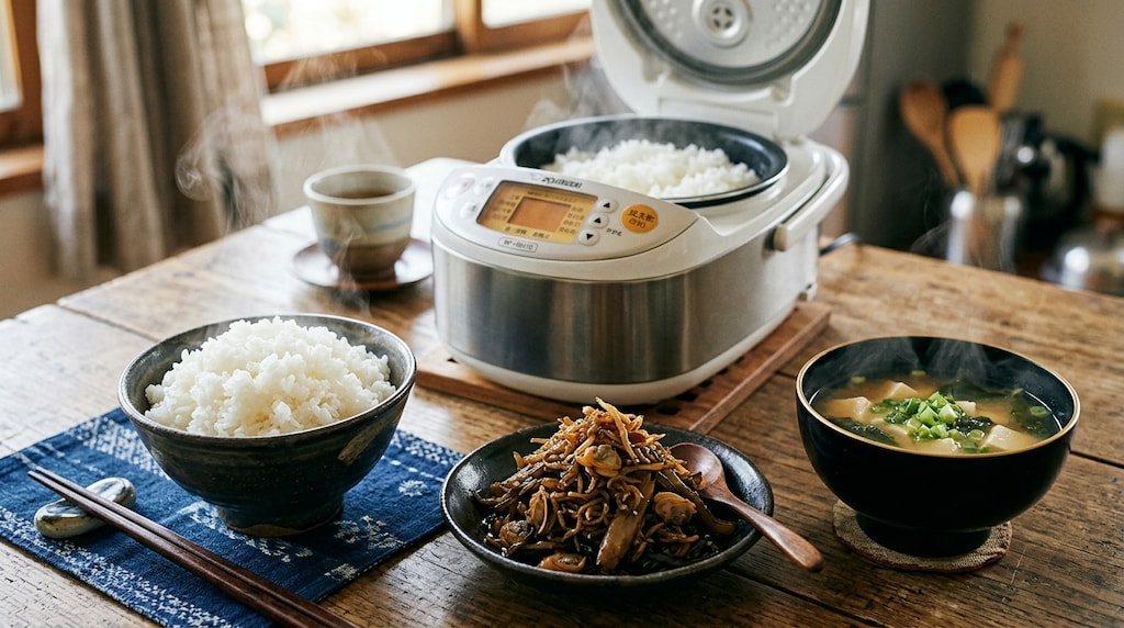 摩訶不思議食堂の佃煮膳おかわりし放題