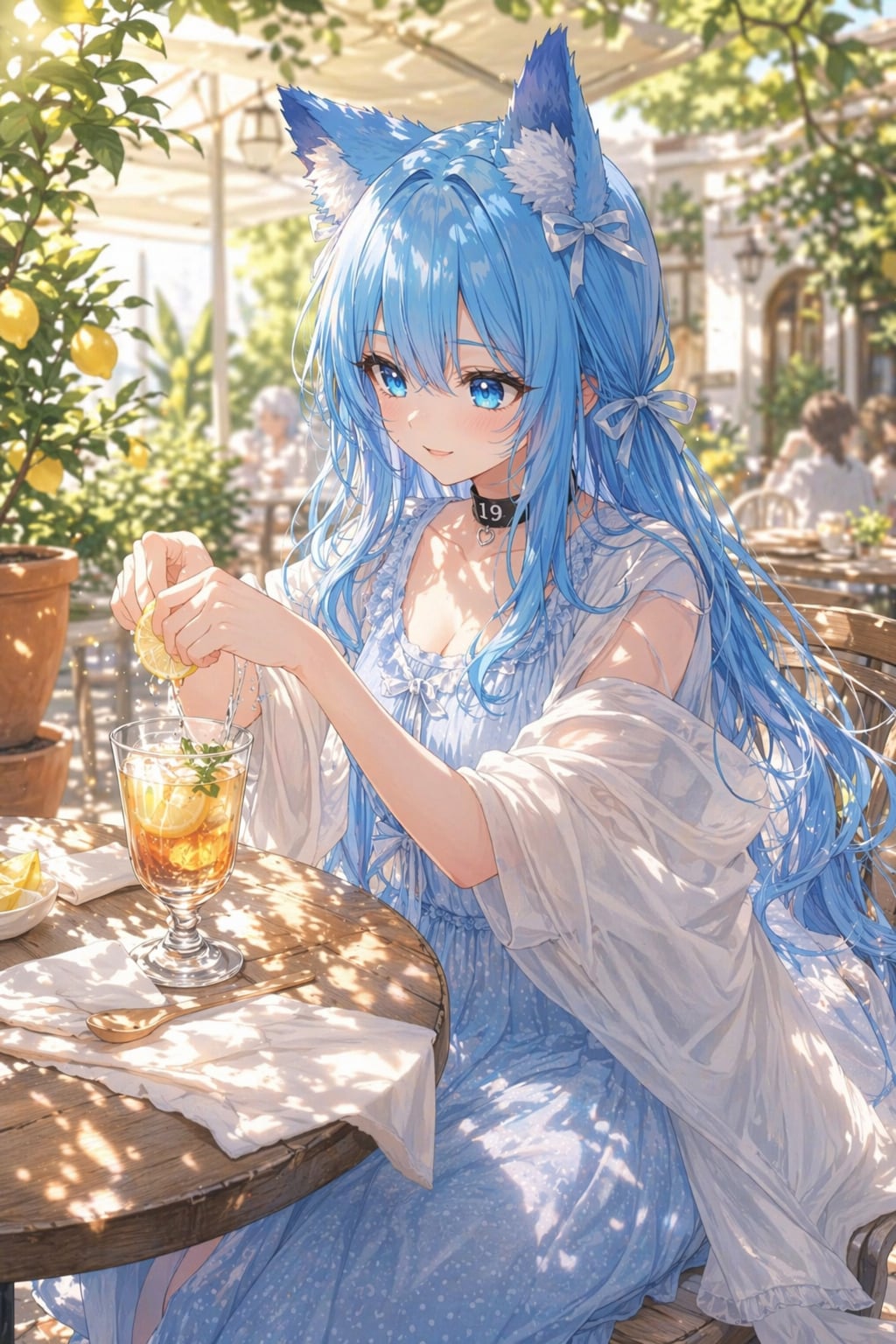 姫猫は、レモン弾ける四月の風に予感を乗せて