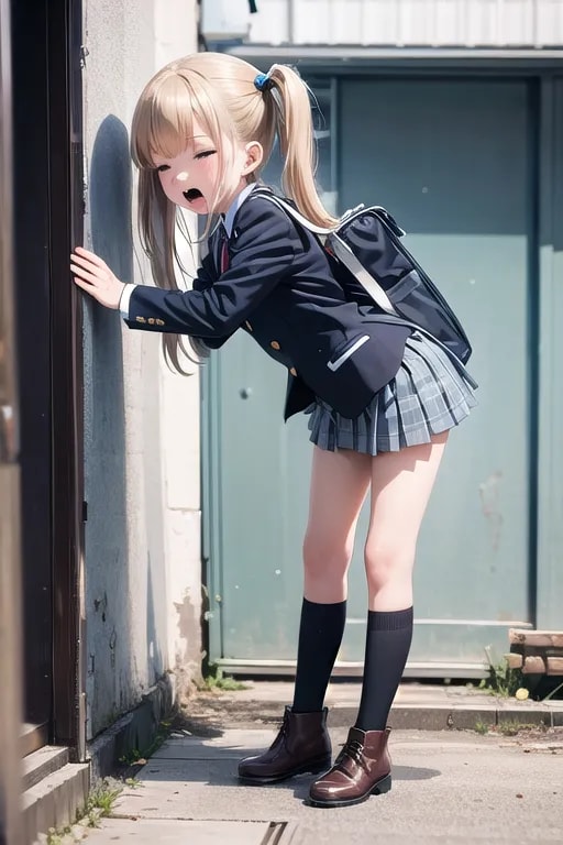 立ちバックイメトレ中#2