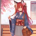 現代に来た赤髪のケモ耳侍少女、旅に出る 3枚目