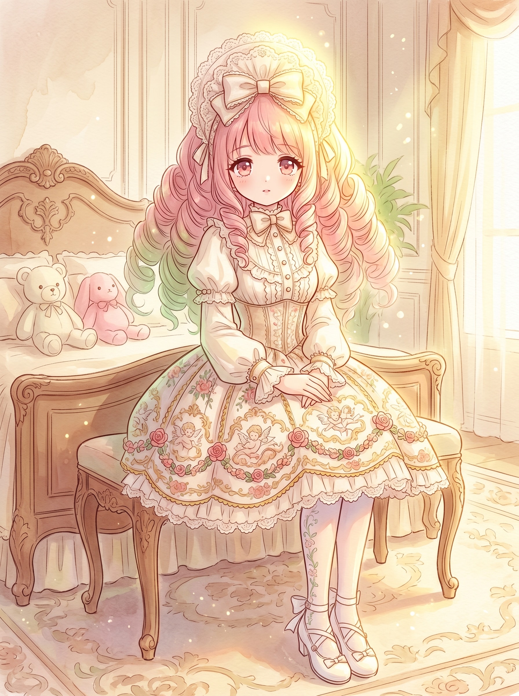 薔薇映ゆる夢の調べ | の人気AIイラスト・グラビア