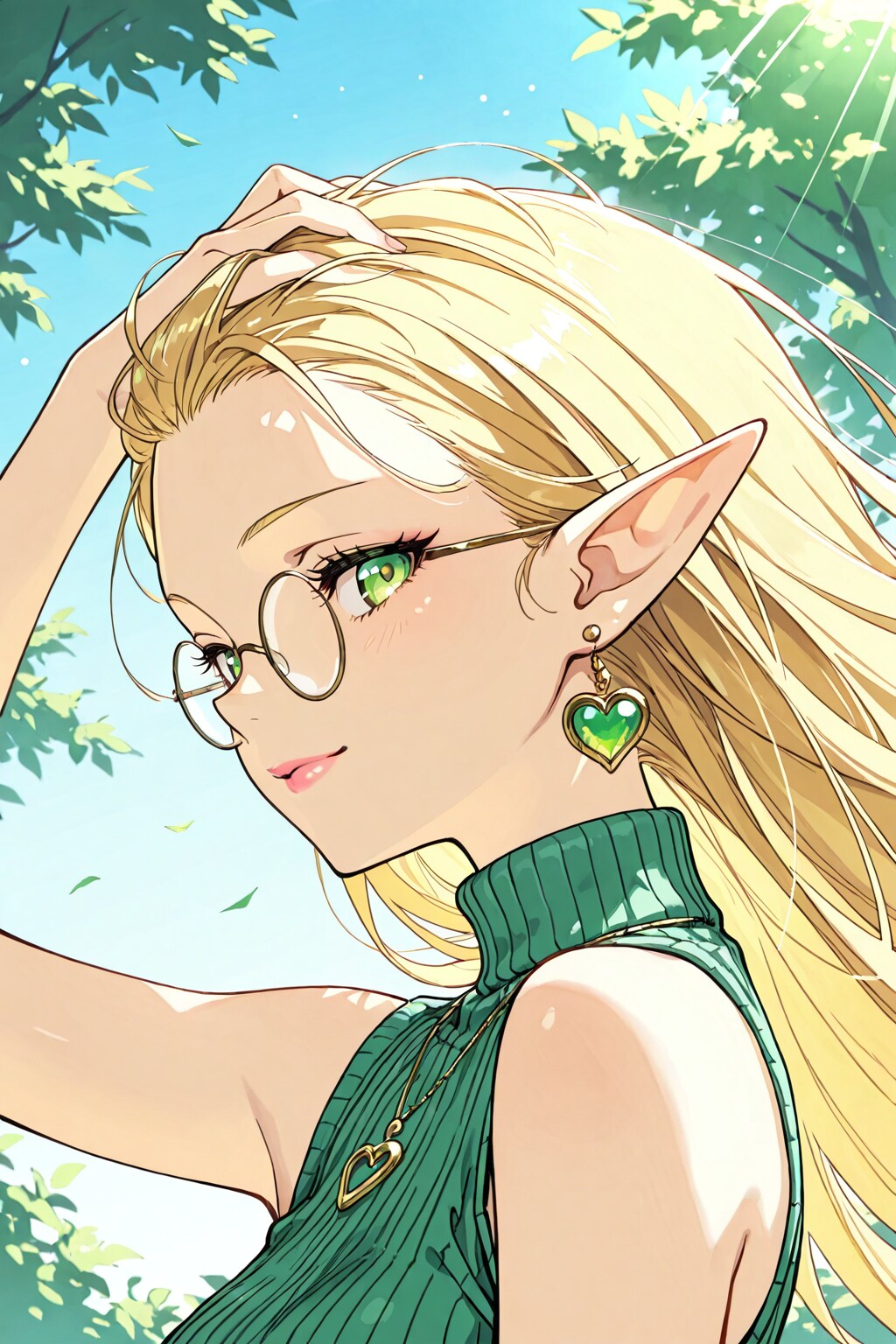 うちのエルフさん　その３ | の人気AIイラスト・グラビア
