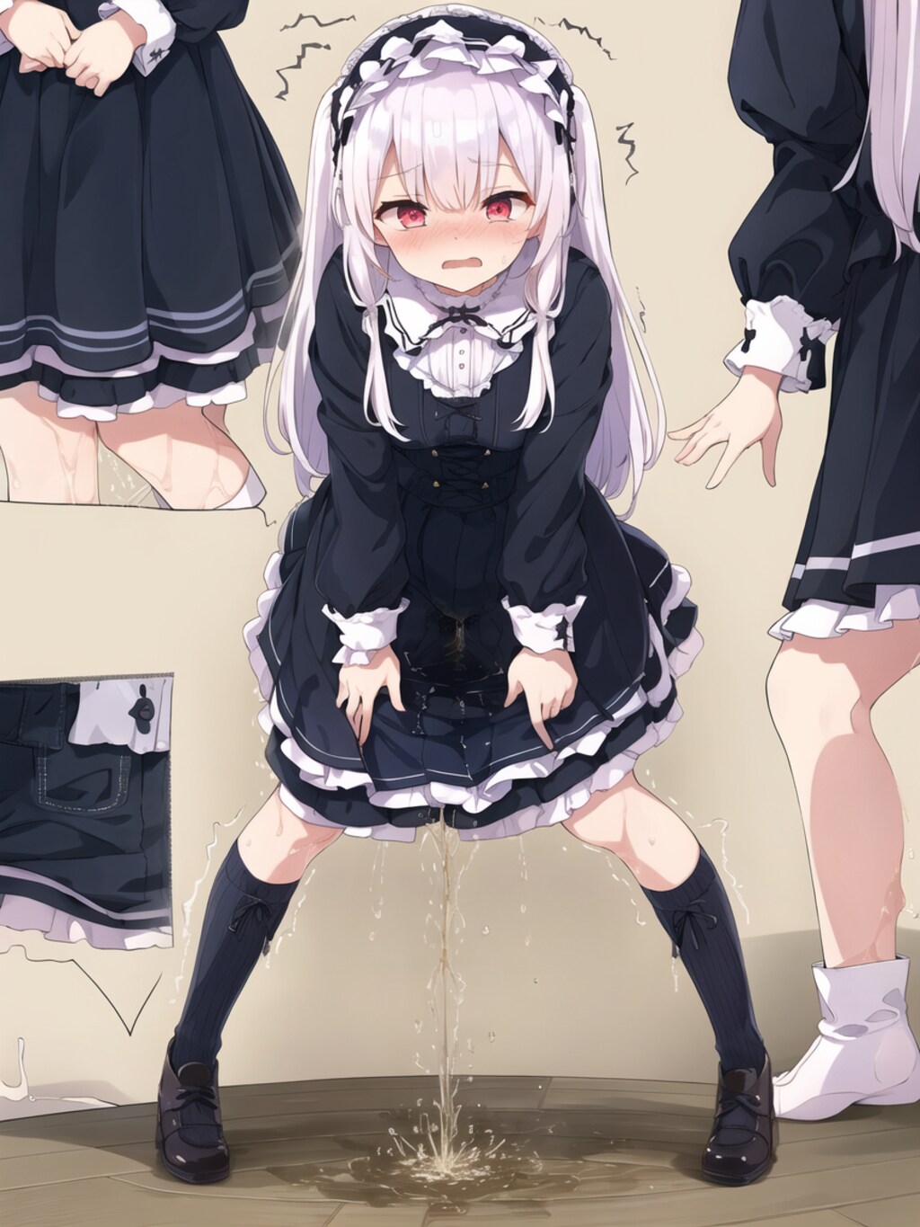 こんなところでするの……？